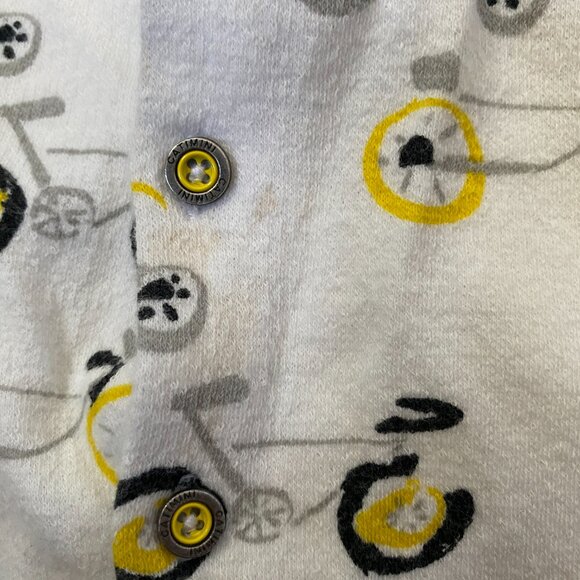 Catimini Baby Tank Shortie Onesie - Bicycle Print - size 9 months (71cm) - Picture 3 of 4